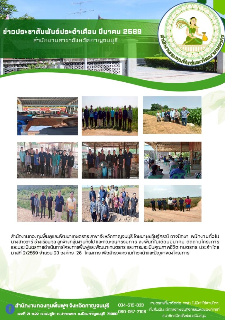 ประชาสัมพันธ์ ติดตามโครงการ มีค